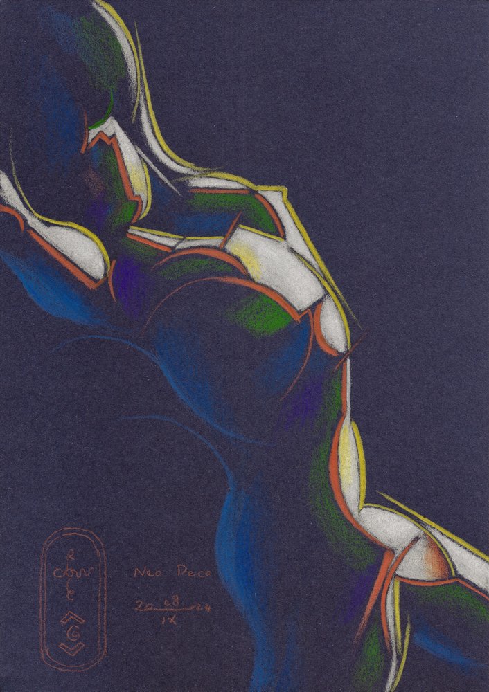 Figura abstrata dinâmica de Corné Akkers