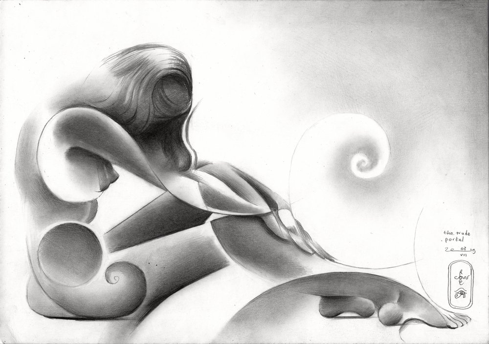 Figura abstrata elegante de Corné Akkers