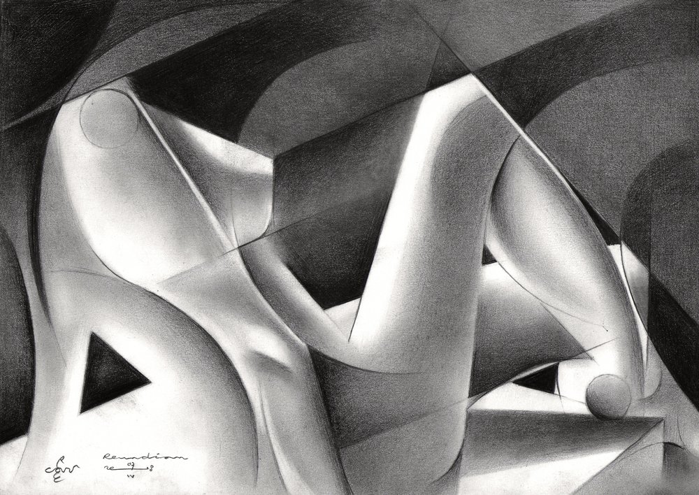 Forma abstrata elegante de Corné Akkers