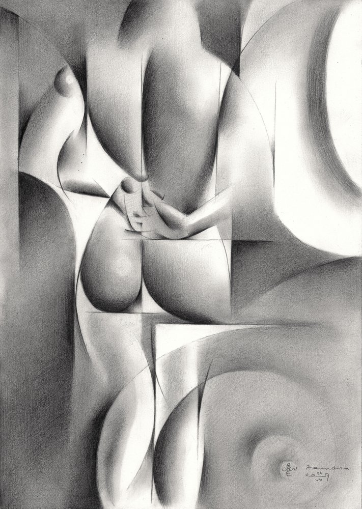 Nude Geométrico Elegante de Corné Akkers