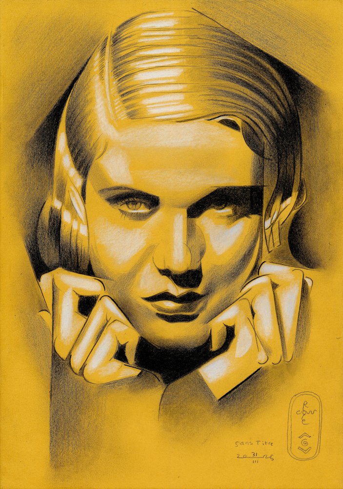 Retrato de uma mulher elegante de Corné Akkers