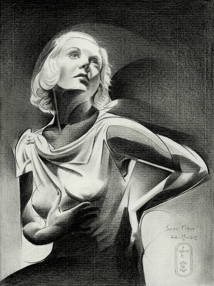 Mulher elegante na luz de Corné Akkers