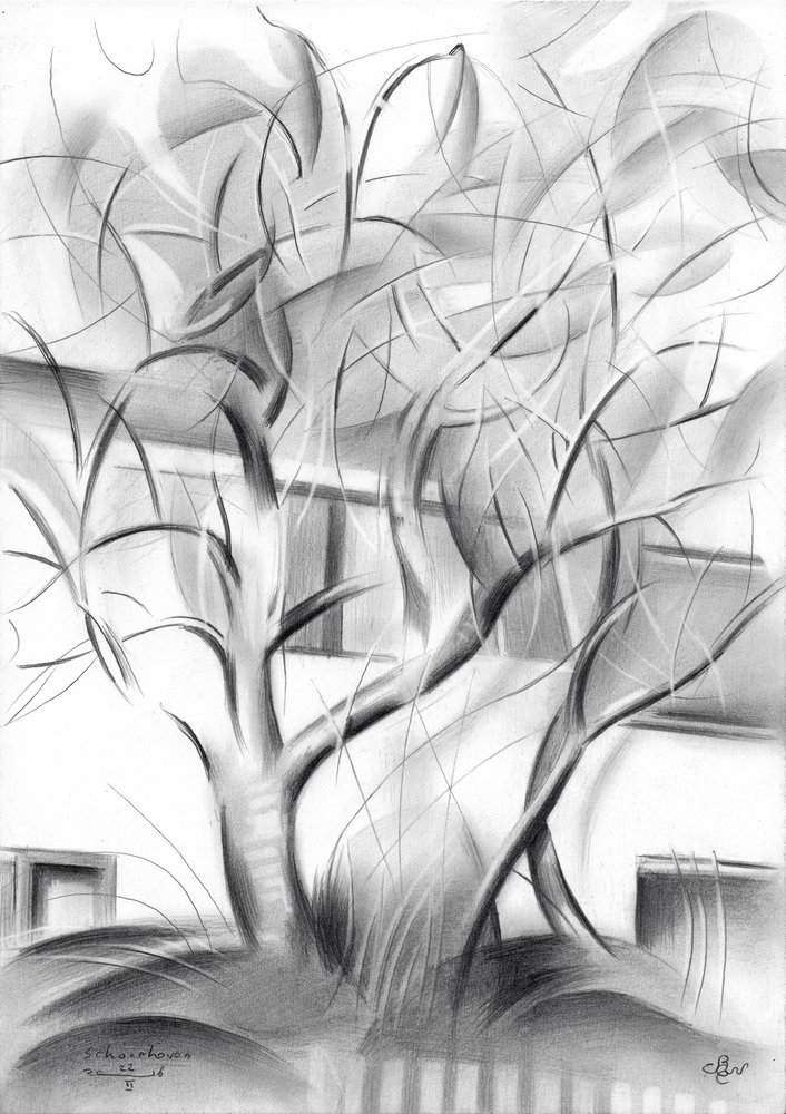 Árvores abstratas modernas de Corné Akkers