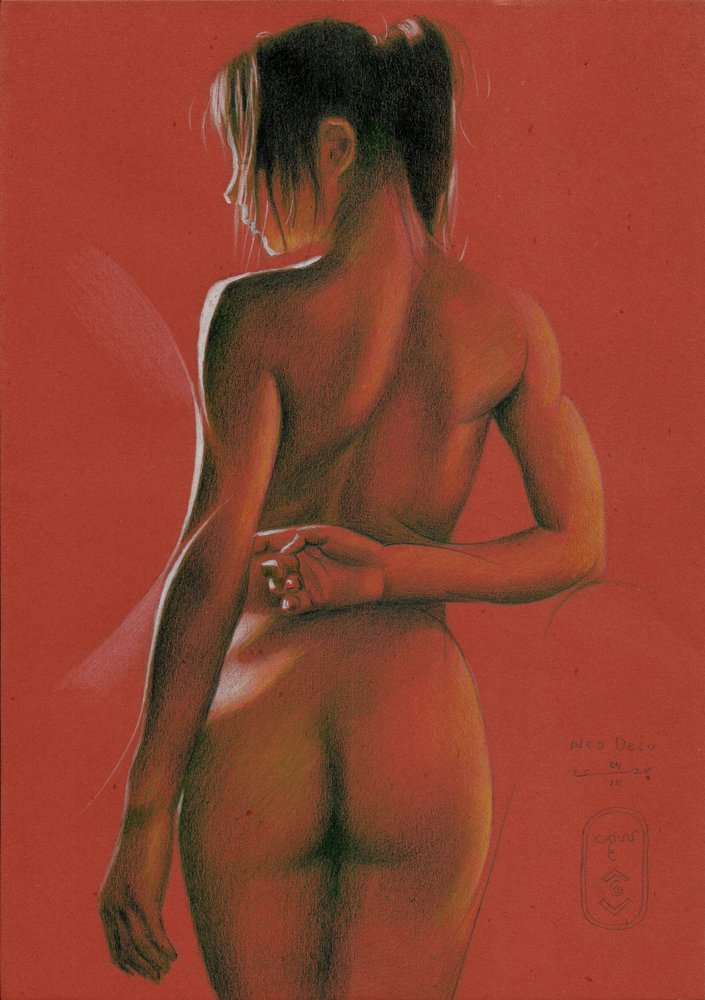 Figura feminina nua de Corné Akkers