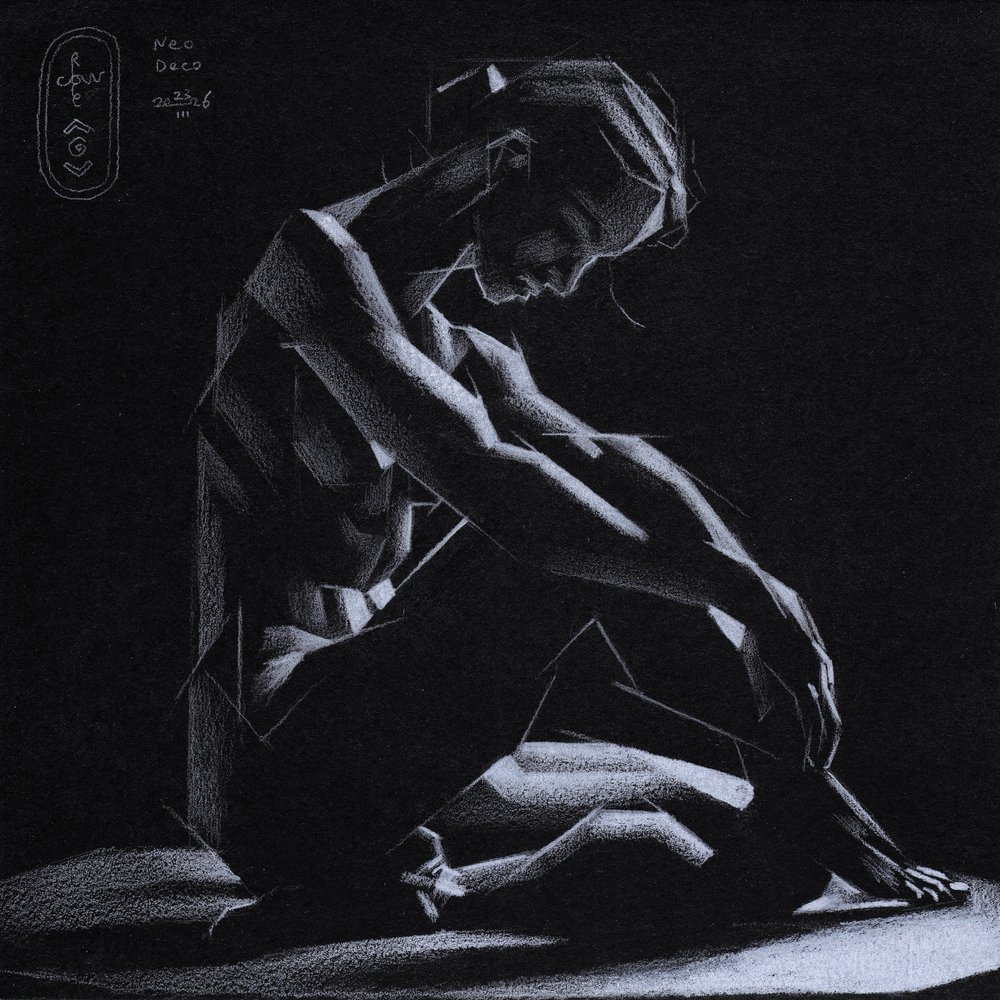 Estudo de uma figura pensativa de Corné Akkers