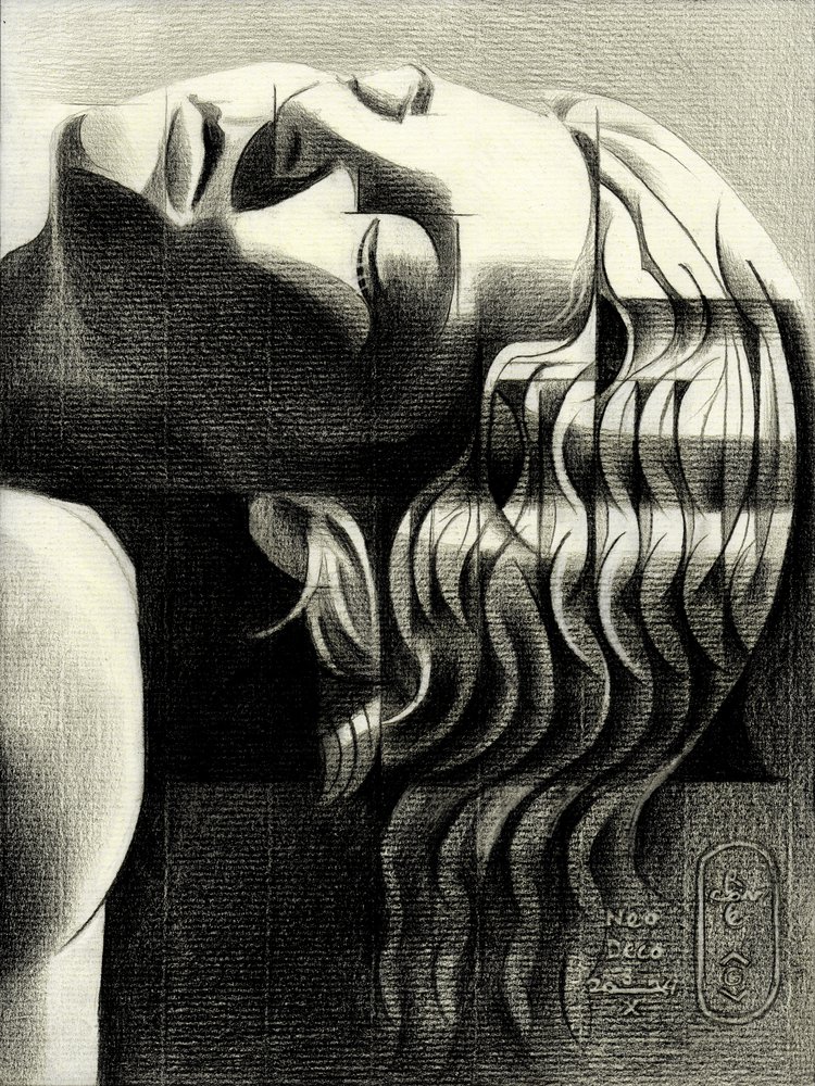 Retrato de uma mulher serena de Corné Akkers