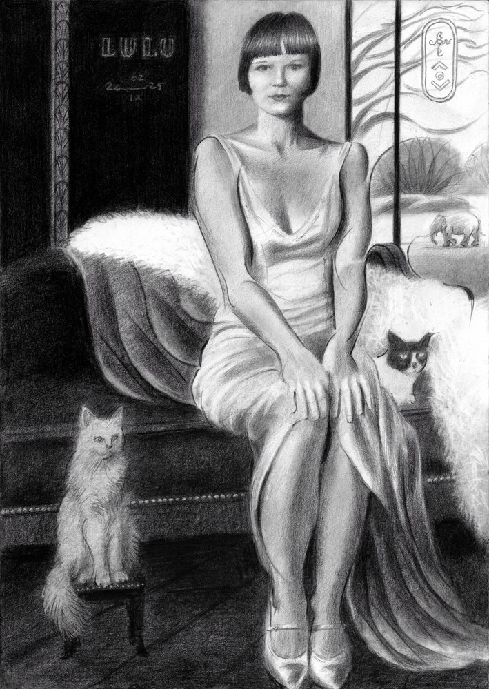 Glamour vintage com gatos de Corné Akkers