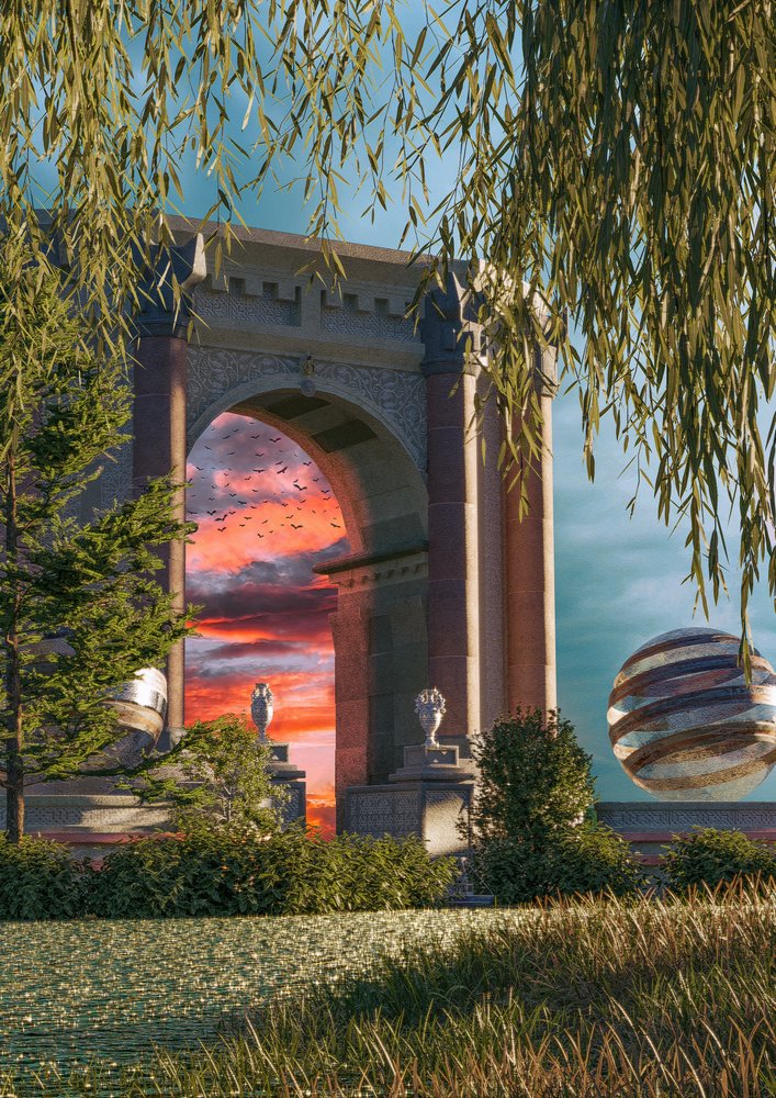 Pôr-do-sol no Grande Arco de CosmoZach