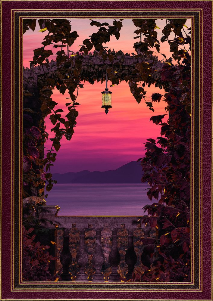 Arco romântico ao pôr do sol de CosmoZach