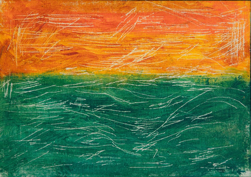 Horizonte Laranja e Verde de Dale Hefer