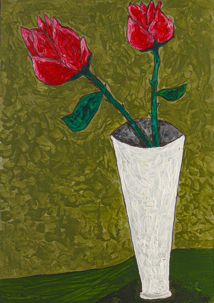 Rosas Vermelhas Vibrantes de Dale Hefer & Family