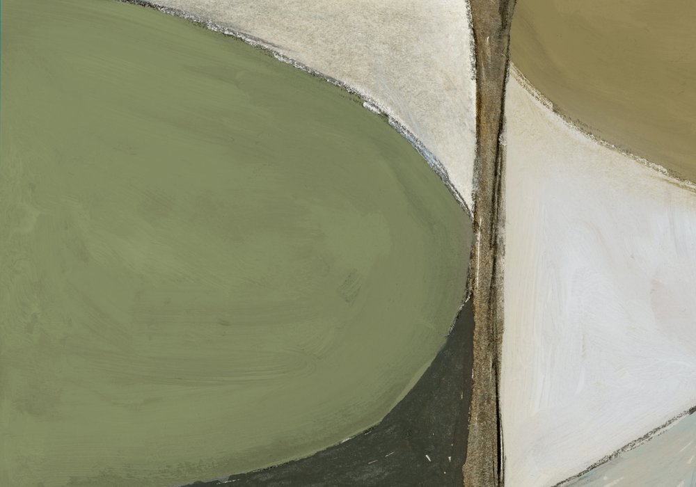 Abstrato orgânico sereno de Dan Hobday