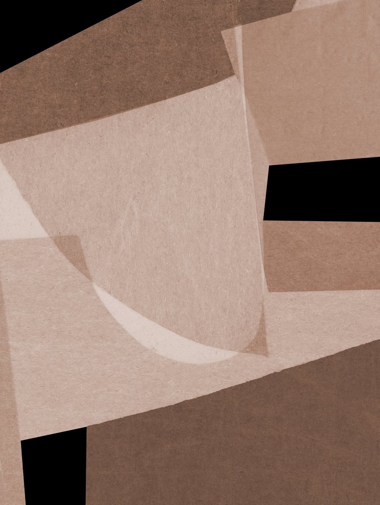 Colagem abstrata de Dan Hobday