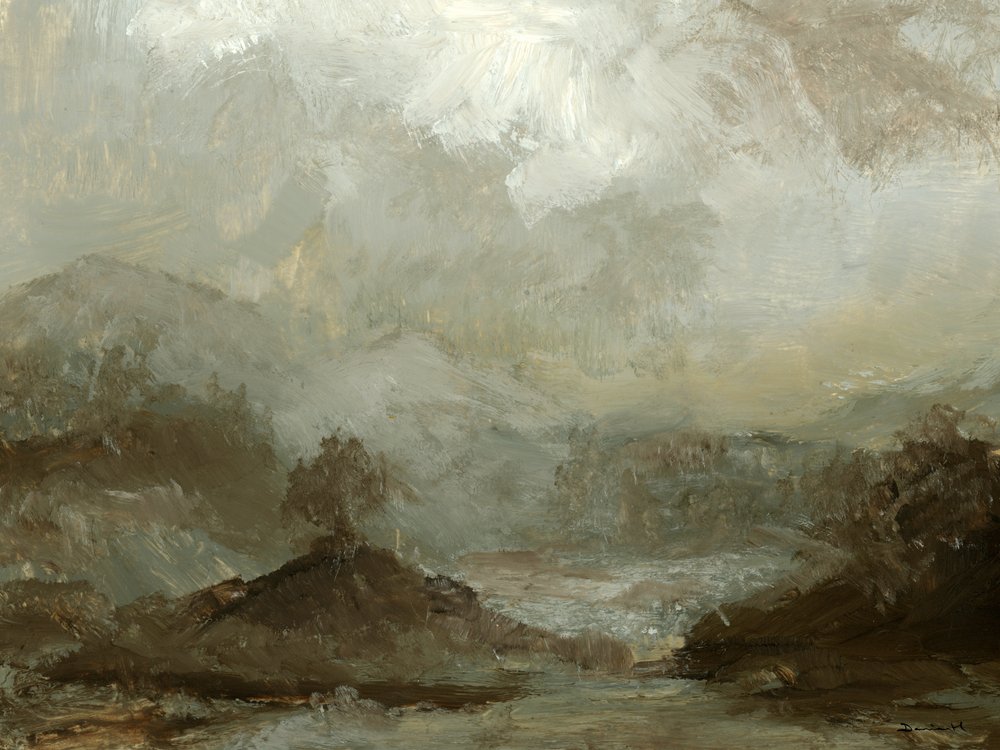 Carvalho numa colina de Dan Hobday