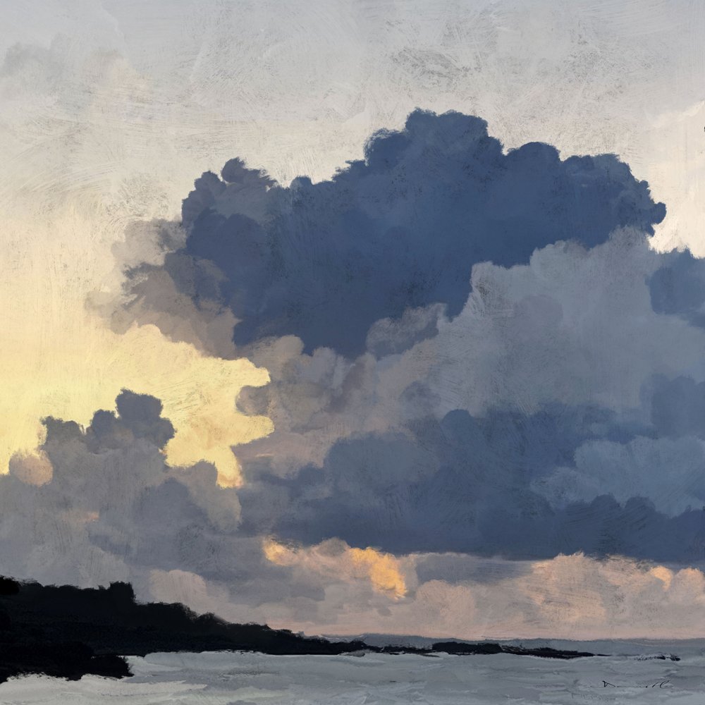 Pôr do sol em Porthmeor de Dan Hobday