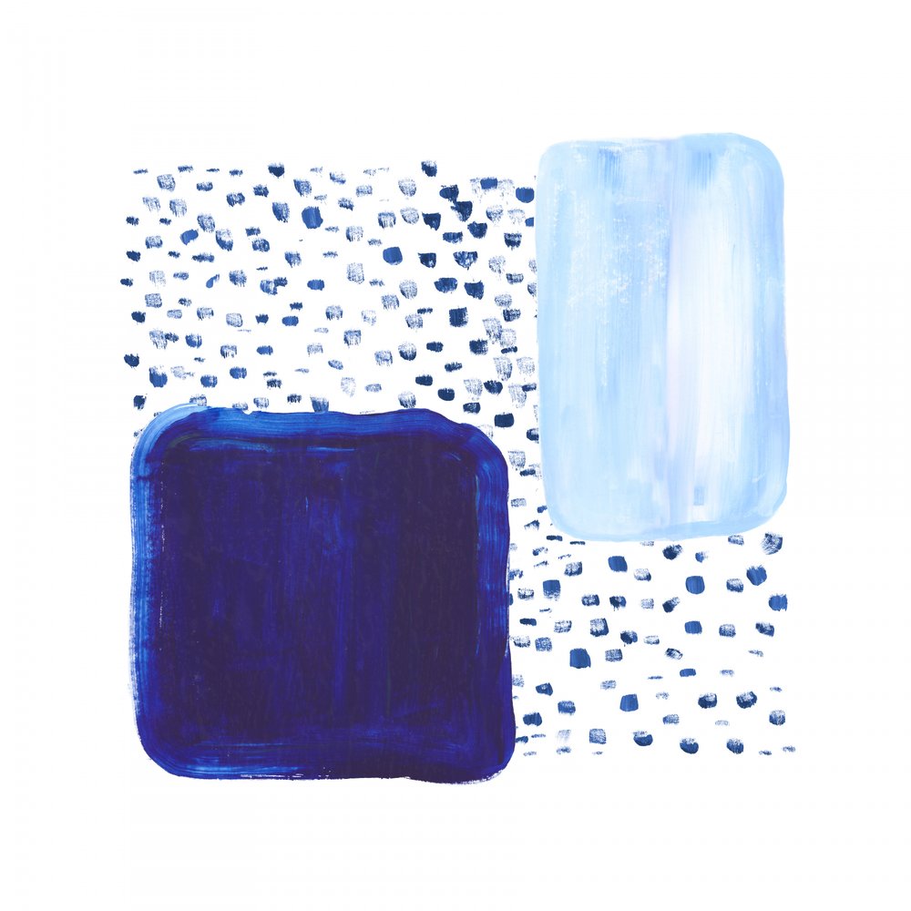 Composição «Blue Strokes» de Danushka Abeygoda