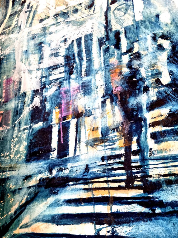 Rua da Cidade Abstrata de David Antonides