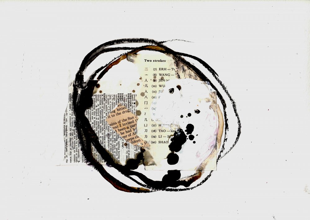 Círculos de tinta abstratos de Deb Chaney