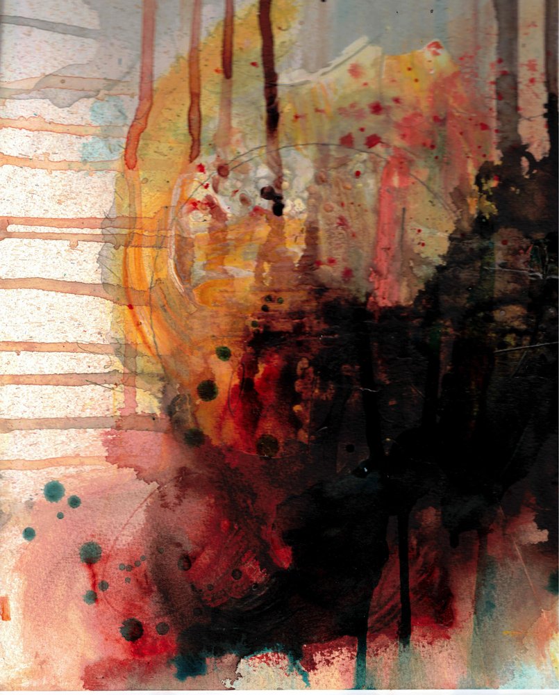 Gotas abstratas e ardentes de Deb Chaney