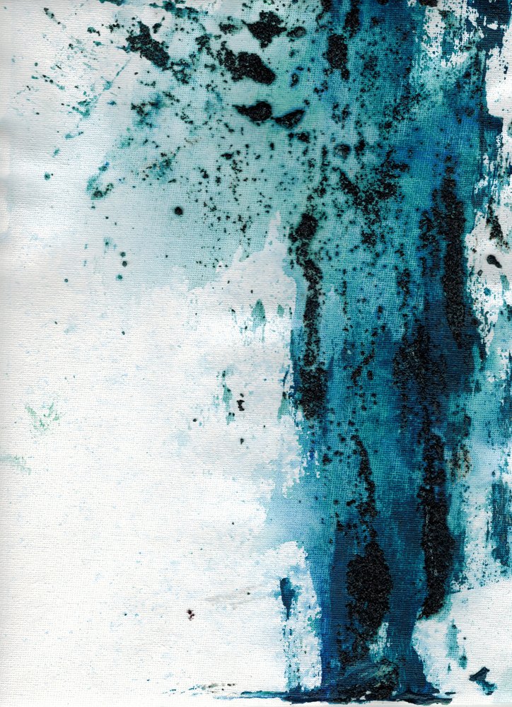 Abstrato Azul Misterioso de Deb Chaney