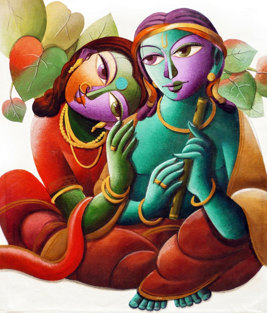 Krishna Radha: O Amor Divino de Dhananjoy Mukherjee