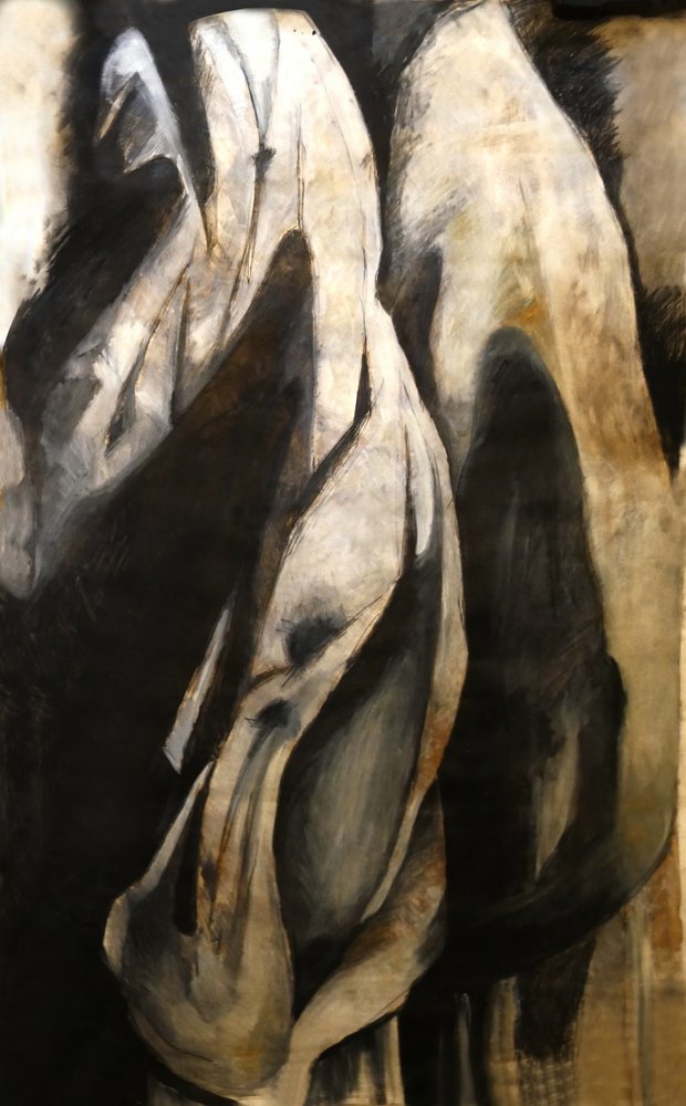 Formas abstratas drapeadas de Doris Schmitz