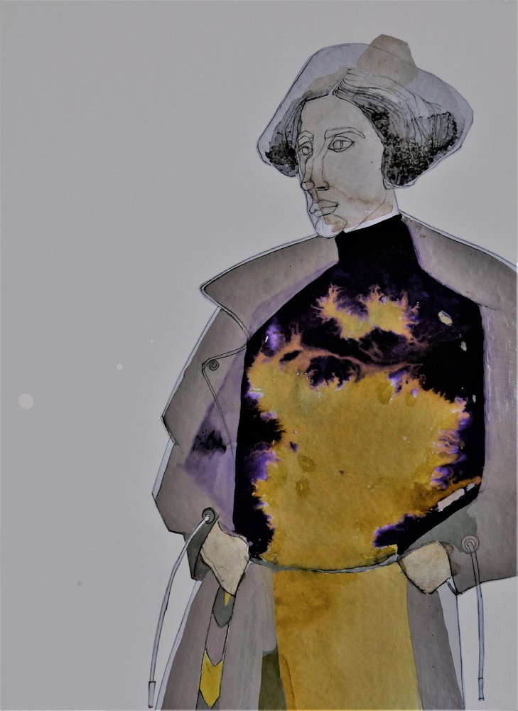 Retrato de Moda Abstrato de Doris Schmitz