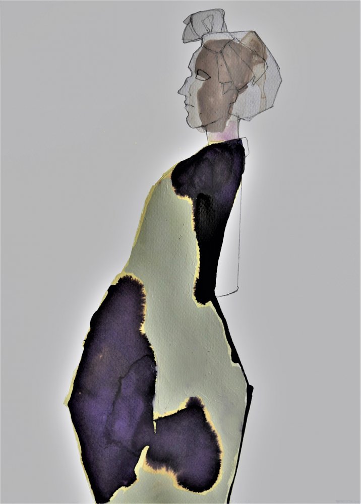 Perfil de Moda Abstrato de Doris Schmitz
