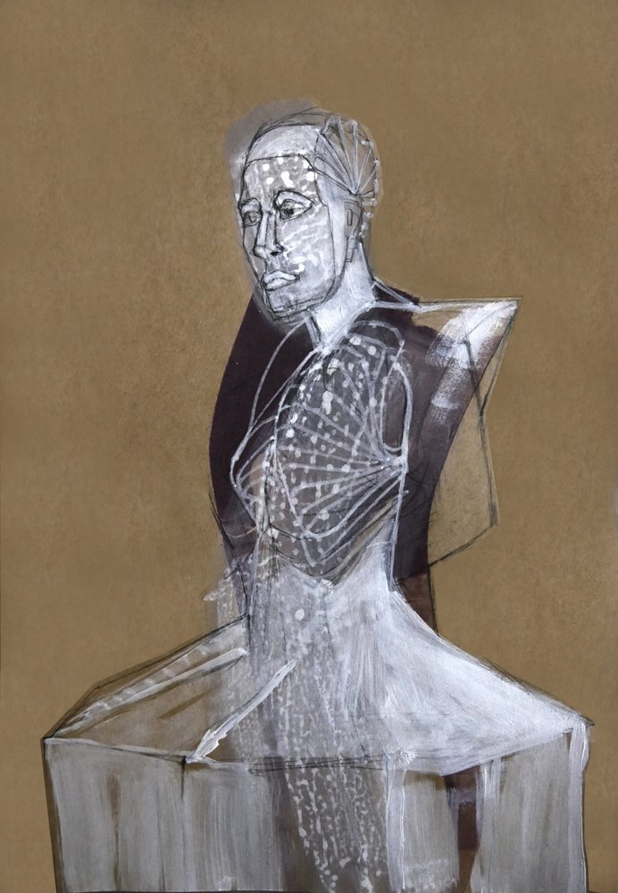 Retrato Abstrato de uma Mulher de Doris Schmitz