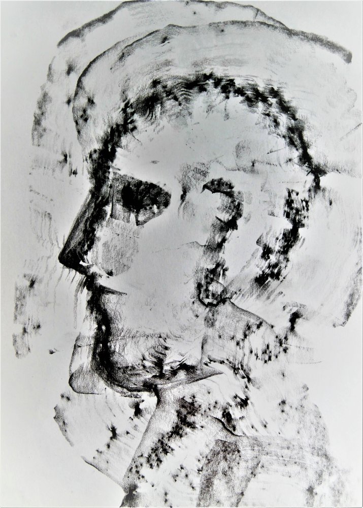 Perfil em camadas abstrato de Doris Schmitz