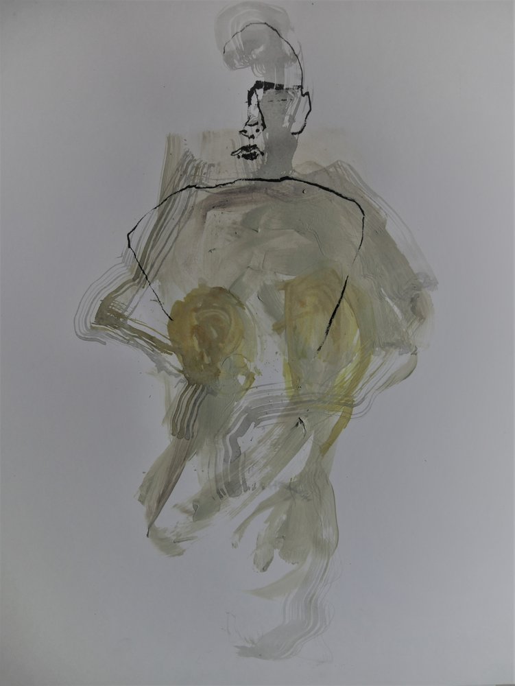 Figura nua abstrata de Doris Schmitz