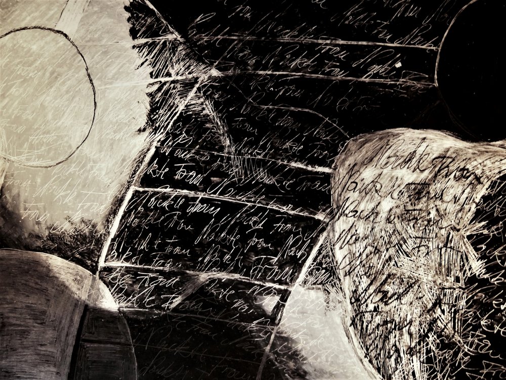 Emoção abstrata expressa por escrito de Doris Schmitz