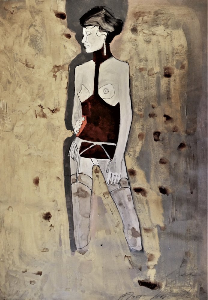 Espartilho Vermelho Sedutor de Doris Schmitz