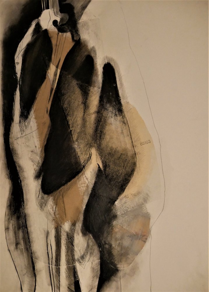 Figuras abstratas com drapeados de Doris Schmitz