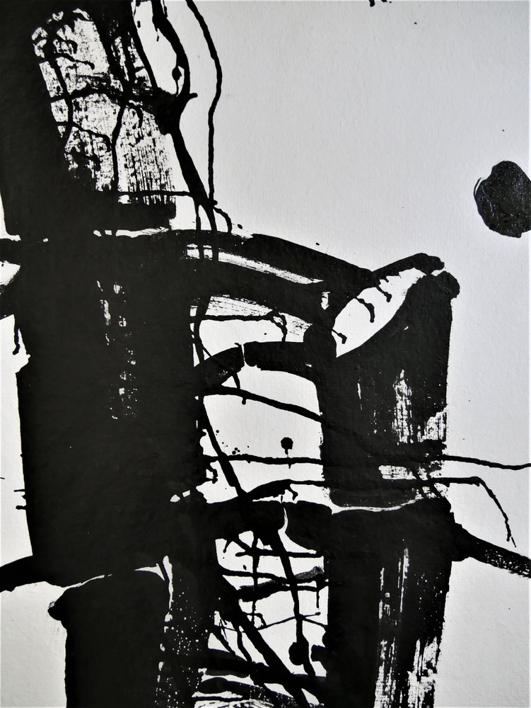 Traços abstratos dinâmicos de Doris Schmitz