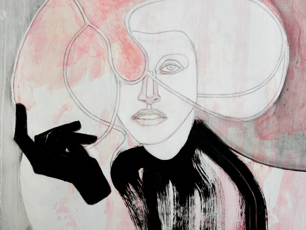 Retrato de moda elegante de Doris Schmitz