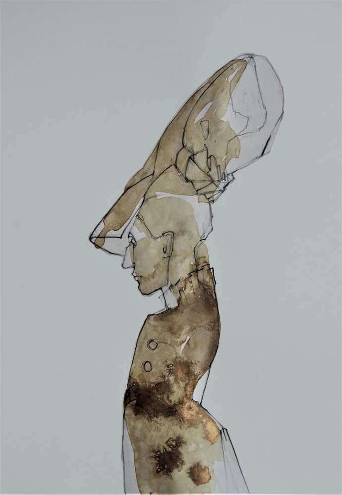 Perfil de uma mulher elegante de Doris Schmitz