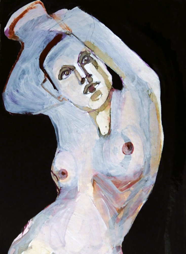 Figura nua etérea de Doris Schmitz