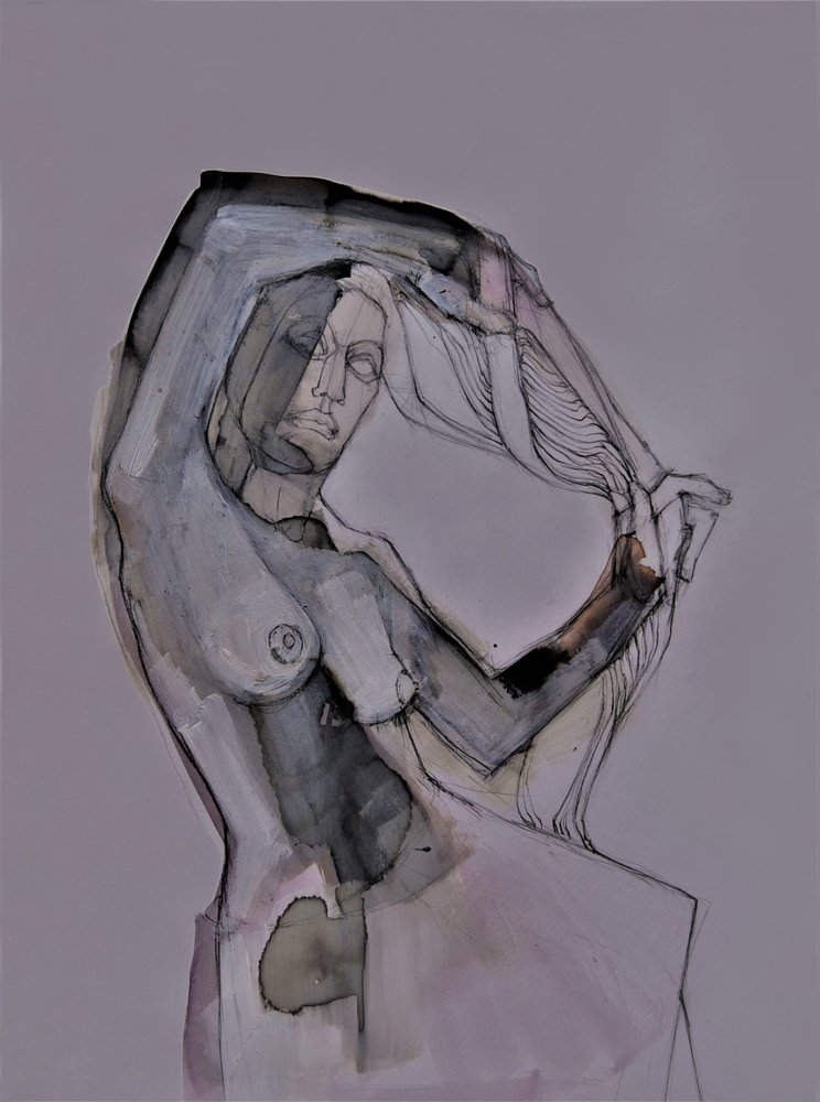 Figura feminina expressiva de Doris Schmitz