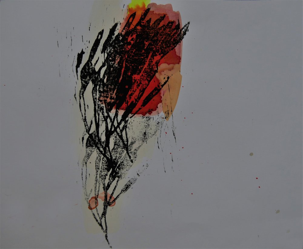 Forma abstrata ardente de Doris Schmitz