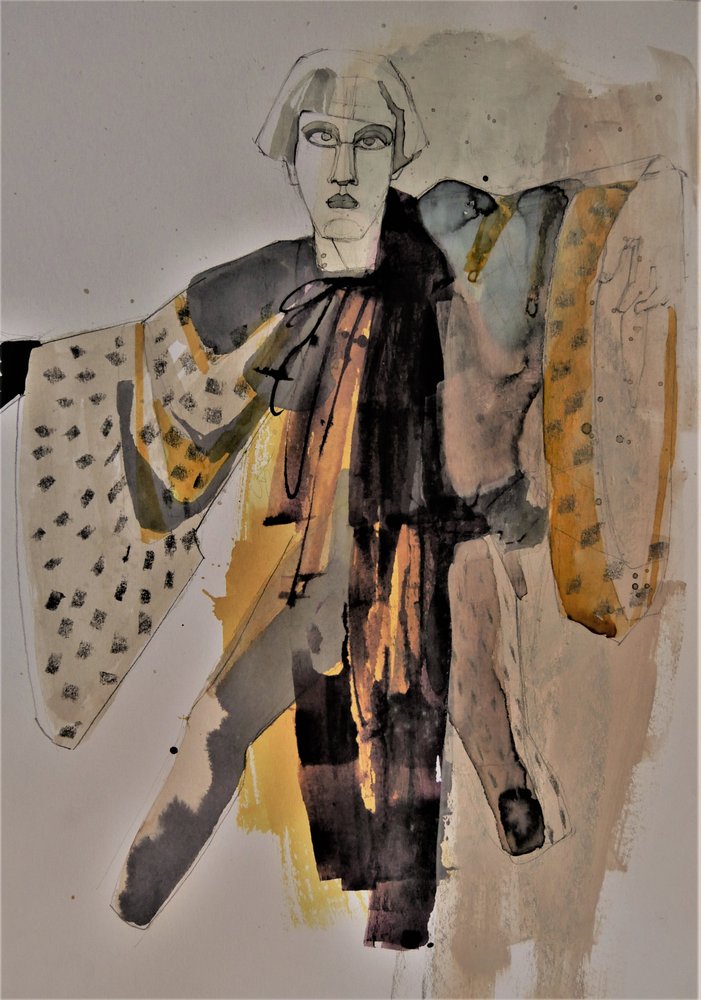 Estilo Quimono Dourado de Doris Schmitz