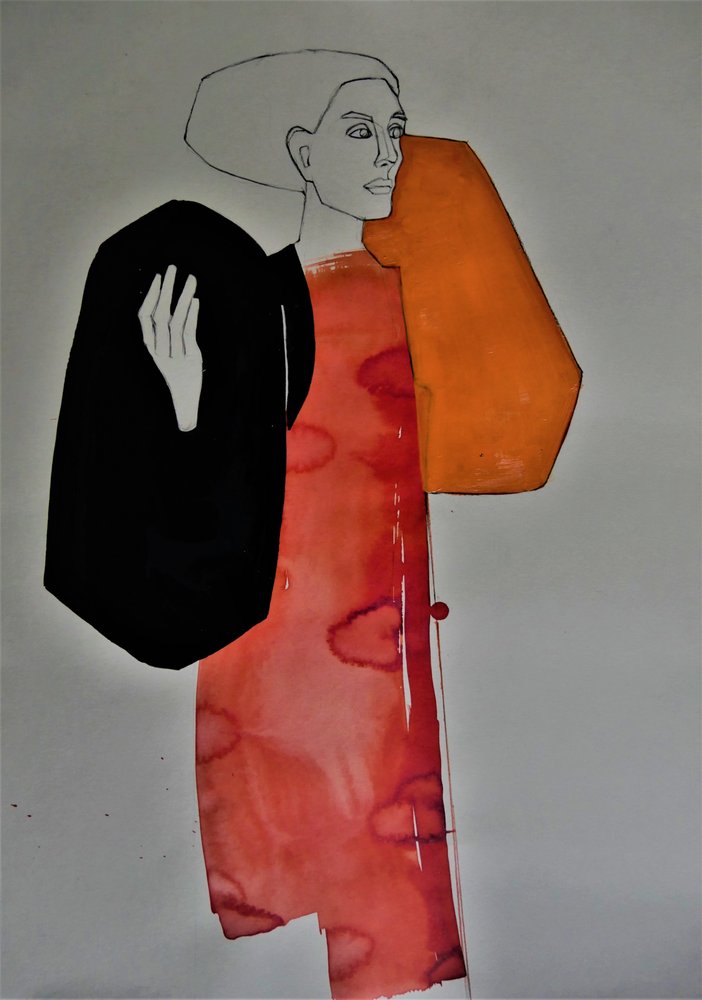 Figura da moda moderna de Doris Schmitz