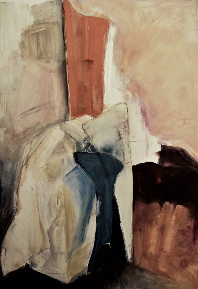 Composição abstrata em tons suaves de Doris Schmitz