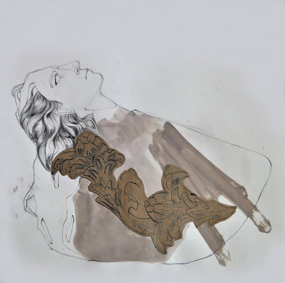 Perfil feminino ornamentado de Doris Schmitz