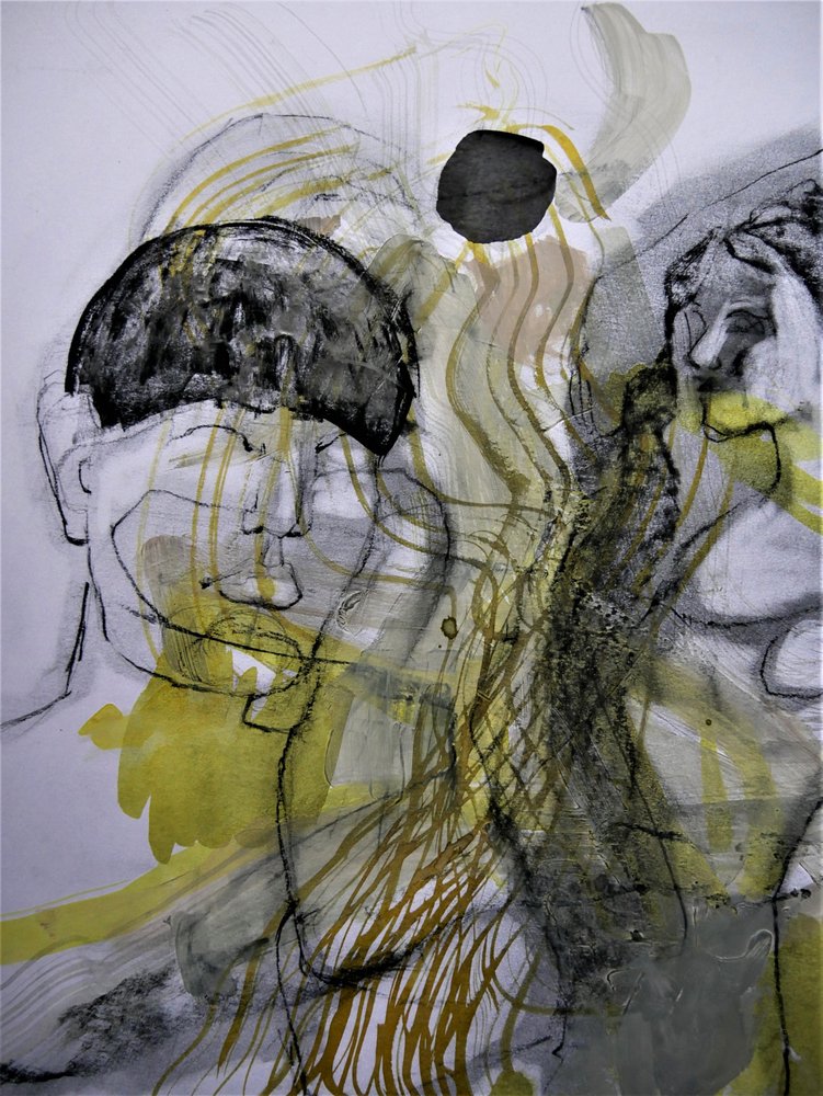 Figuras abstratas pensativas de Doris Schmitz