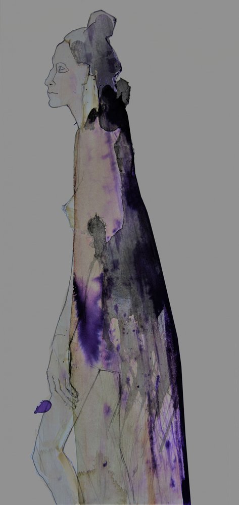 Forma Fluida Roxa de Doris Schmitz