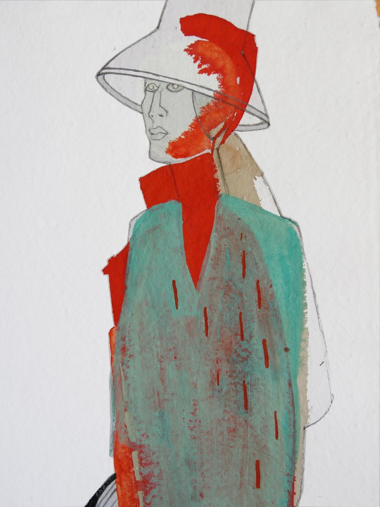 Boneca de moda «Red Splash» de Doris Schmitz