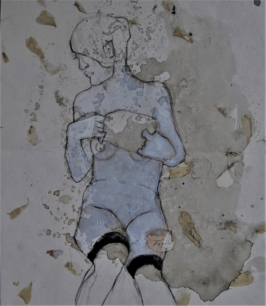 Figura nua subtil de Doris Schmitz