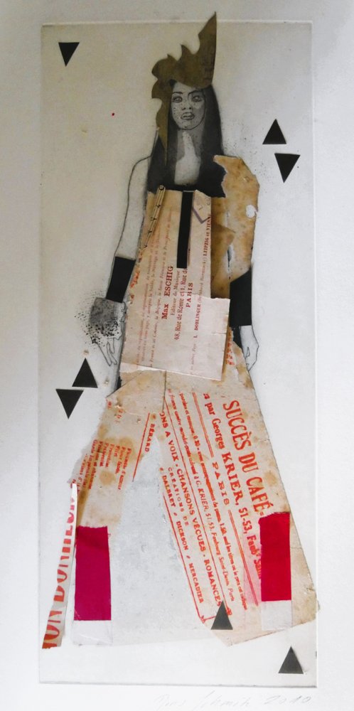 Colagem de moda vintage de Doris Schmitz