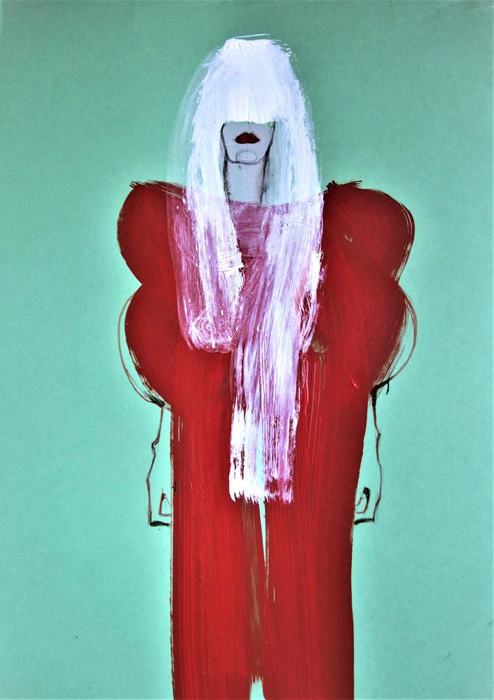 Cabelo Branco, Vestido Vermelho de Doris Schmitz